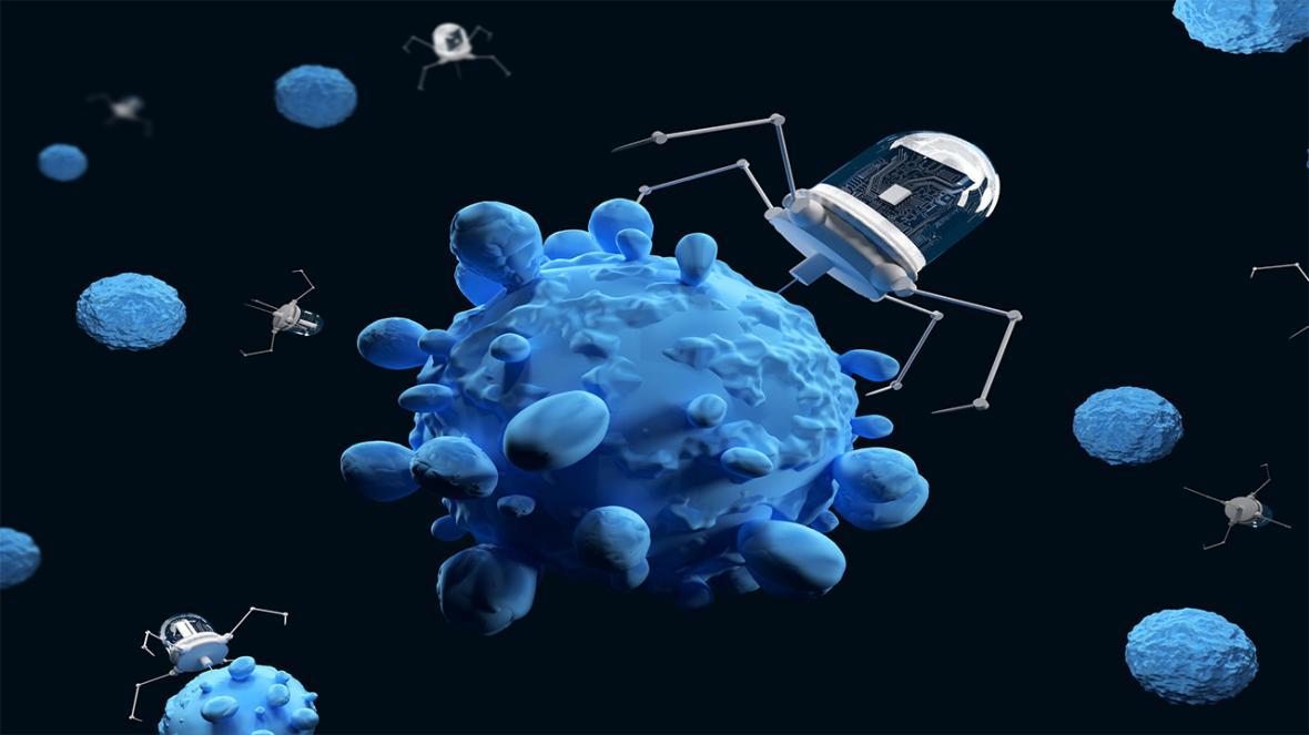 درمان سرطان با طراحی و ساخت نانوربات ها ممکن می گردد