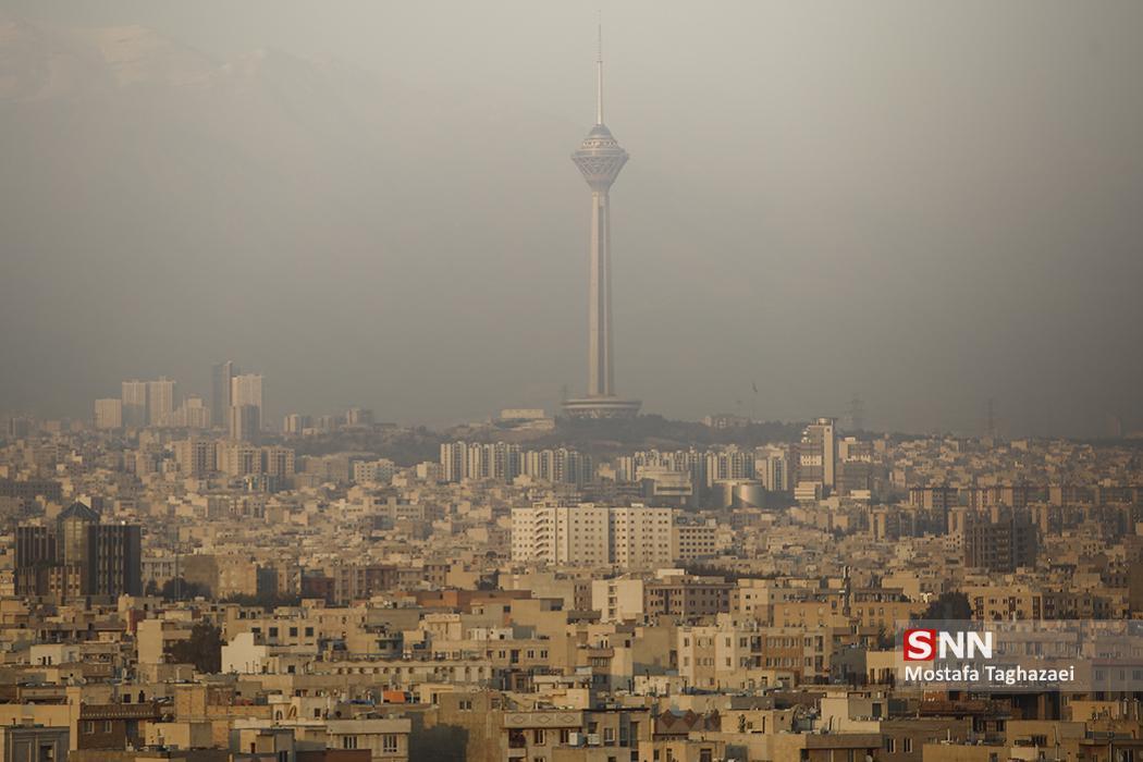 هوای پایتخت برای گروه های حساس ناسالم است هوای پایتخت برای گروه های حساس ناسالم است