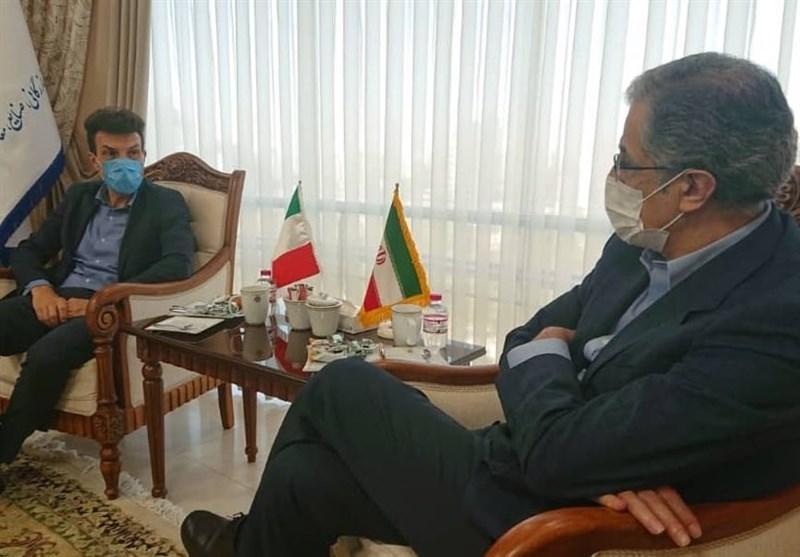 ملاقات سفیر ایتالیا با رئیس اتاق بازرگانی تهران