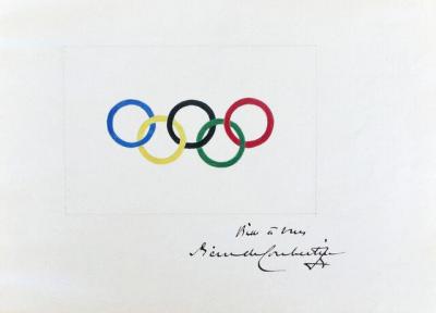 حراج نقاشی اصلی پنج حلقه المپیک، احتمال فروش 100 هزار یورویی اثر کوبرتن