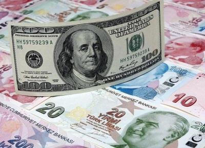 ارزش لیر ترکیه به کم ترین حد در مقابل دلار آمریکا رسید